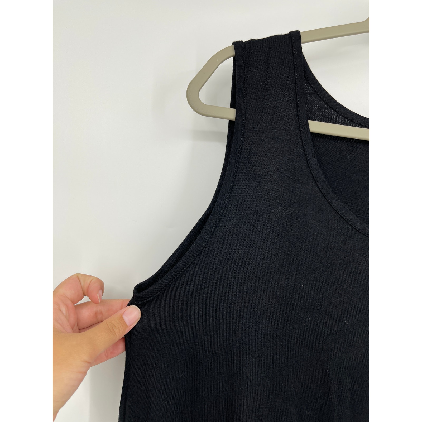 Sirenlily Maternity Womens Black Floral Back Sleeveless Blouse Shirt Top New Xl — image 3 of 8